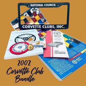 Vintage 2002 NCCC Corvette Club Bundle